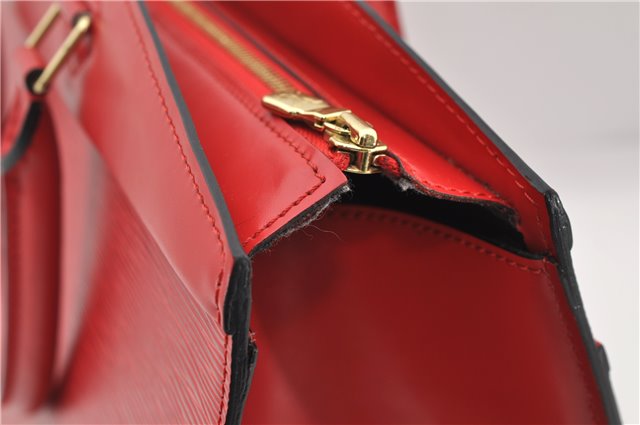 Authentic Louis Vuitton Epi Riviera Hand Bag Red M48187 LV 3129D