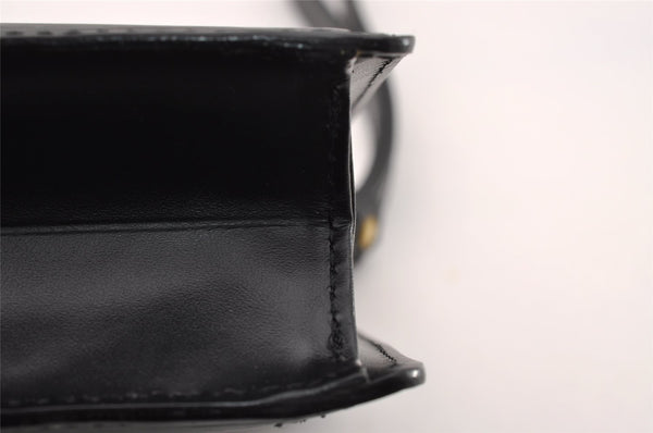 Authentic Louis Vuitton Epi Sellier Dragonne Clutch Bag Black M52612 LV 3130I