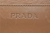 Authentic PRADA Zebra Unborn Calf Leather Shoulder Hand Bag Purse Beige 3133D