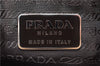 Authentic PRADA Zebra Unborn Calf Leather Shoulder Hand Bag Purse Beige 3133D