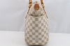 Authentic Louis Vuitton Damier Azur Totally PM Tote Bag White N41280 LV 3133I