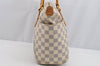 Authentic Louis Vuitton Damier Azur Totally PM Tote Bag White N41280 LV 3133I