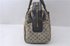 Auth Louis Vuitton Monogram Mini Josephine PM Hand Bag Dark Blue M92414 LV 3134D