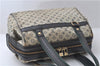 Auth Louis Vuitton Monogram Mini Josephine PM Hand Bag Dark Blue M92414 LV 3134D