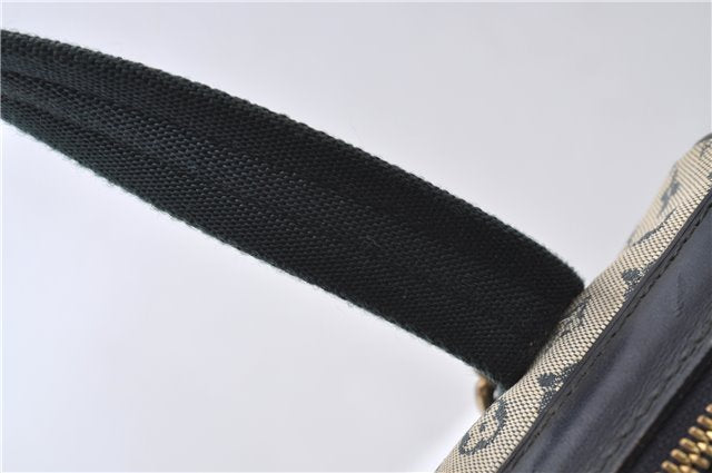 Auth Louis Vuitton Monogram Mini Josephine PM Hand Bag Dark Blue M92414 LV 3134D