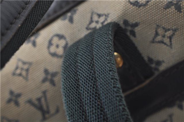 Auth Louis Vuitton Monogram Mini Josephine PM Hand Bag Dark Blue M92414 LV 3134D