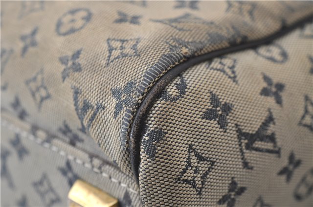 Auth Louis Vuitton Monogram Mini Josephine PM Hand Bag Dark Blue M92414 LV 3134D