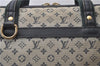 Auth Louis Vuitton Monogram Mini Josephine PM Hand Bag Dark Blue M92414 LV 3134D