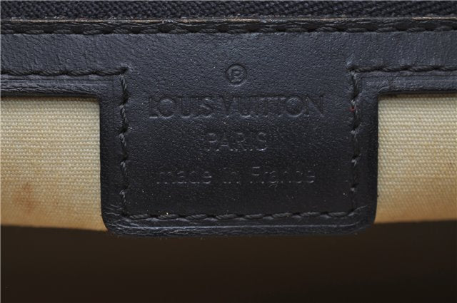 Auth Louis Vuitton Monogram Mini Josephine PM Hand Bag Dark Blue M92414 LV 3134D