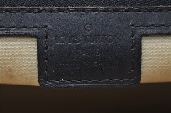 Auth Louis Vuitton Monogram Mini Josephine PM Hand Bag Dark Blue M92414 LV 3134D