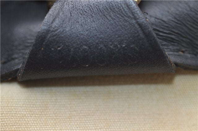 Auth Louis Vuitton Monogram Mini Josephine PM Hand Bag Dark Blue M92414 LV 3134D