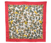 Authentic HERMES Carre 90 Scarf "l’ARBRE de SOiE" Silk Red 3134E