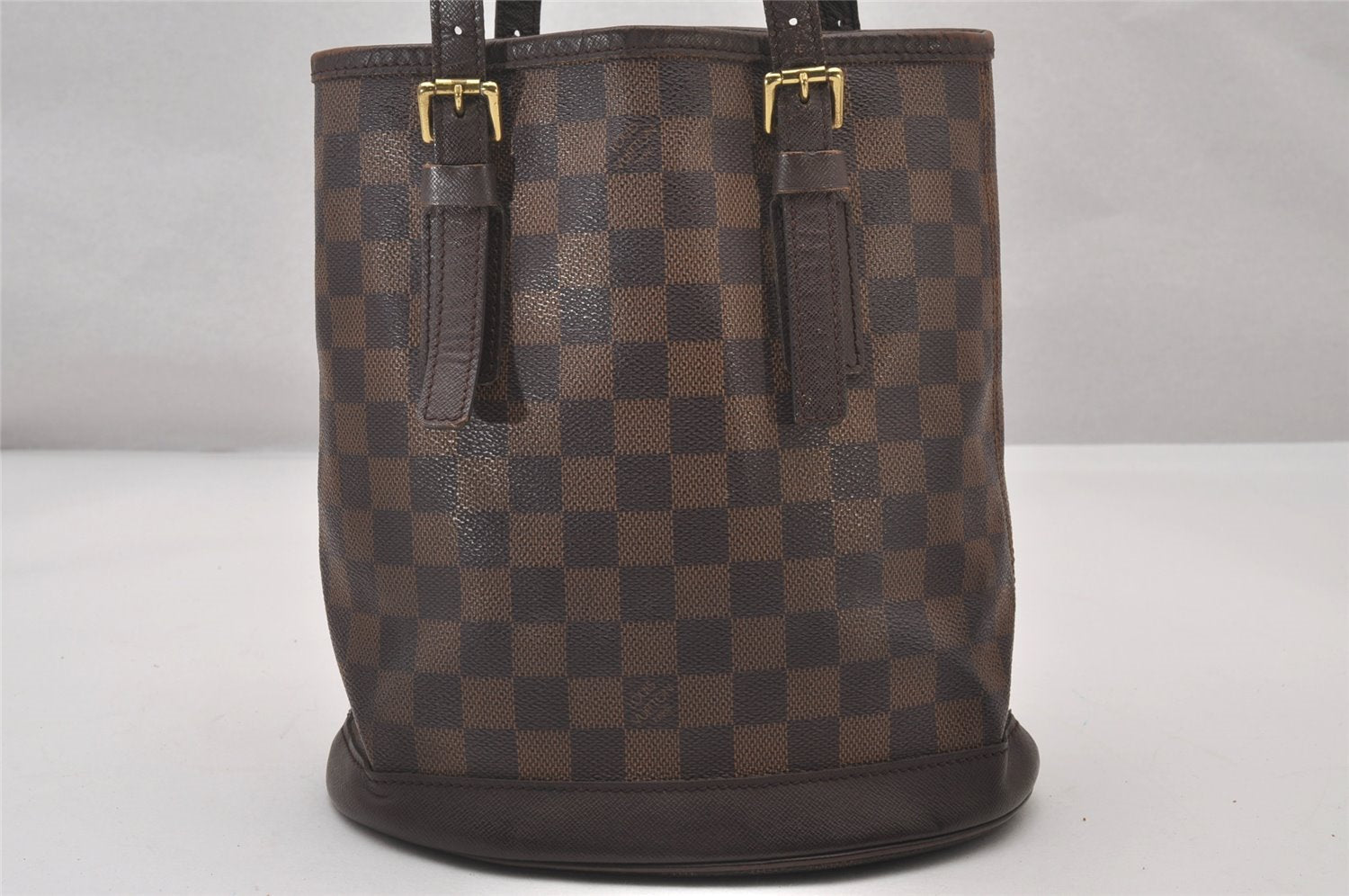 Authentic Louis Vuitton Damier Marais Bucket Shoulder Tote Bag N42240 LV 3134I