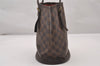 Authentic Louis Vuitton Damier Marais Bucket Shoulder Tote Bag N42240 LV 3134I