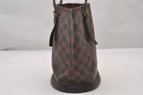 Authentic Louis Vuitton Damier Marais Bucket Shoulder Tote Bag N42240 LV 3134I