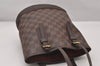 Authentic Louis Vuitton Damier Marais Bucket Shoulder Tote Bag N42240 LV 3134I