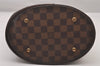 Authentic Louis Vuitton Damier Marais Bucket Shoulder Tote Bag N42240 LV 3134I