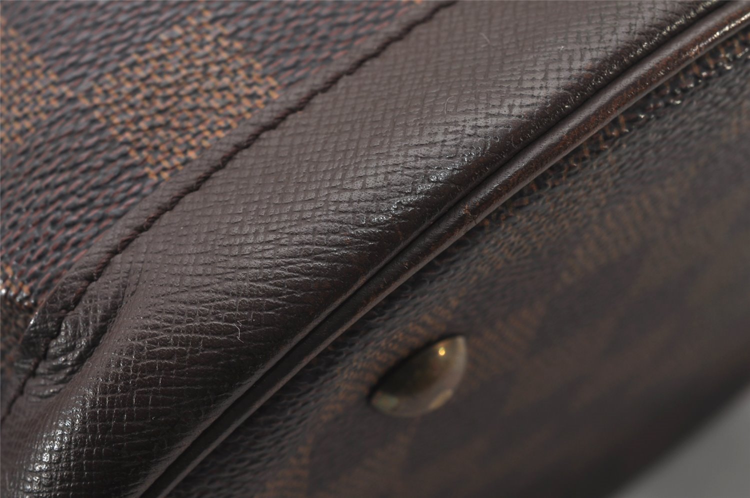 Authentic Louis Vuitton Damier Marais Bucket Shoulder Tote Bag N42240 LV 3134I