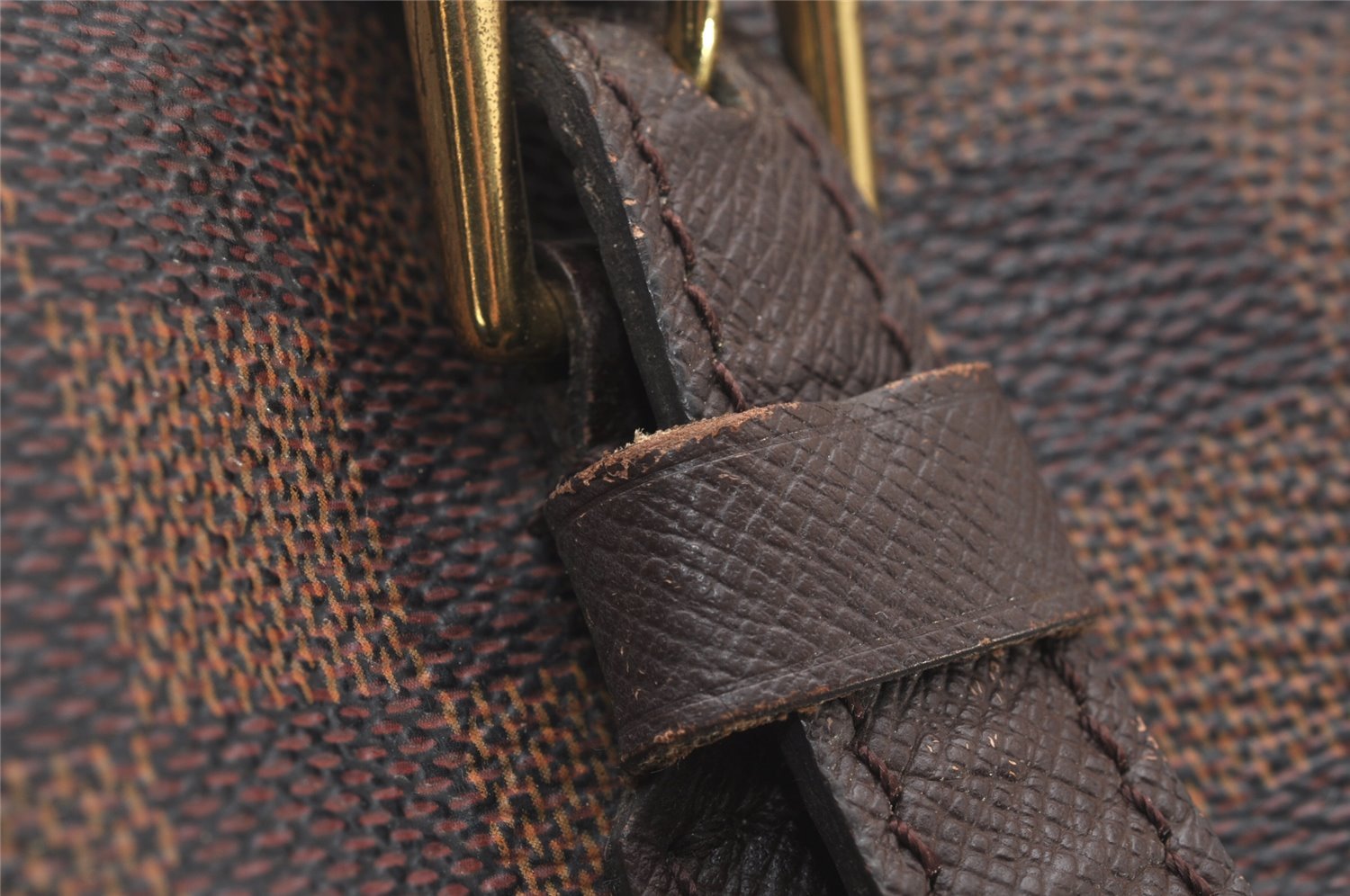 Authentic Louis Vuitton Damier Marais Bucket Shoulder Tote Bag N42240 LV 3134I