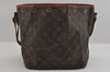 Authentic Louis Vuitton Monogram Petit Noe M42226 Shoulder Drawstring Bag 3135I