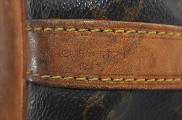 Authentic Louis Vuitton Monogram Petit Noe M42226 Shoulder Drawstring Bag 3135I