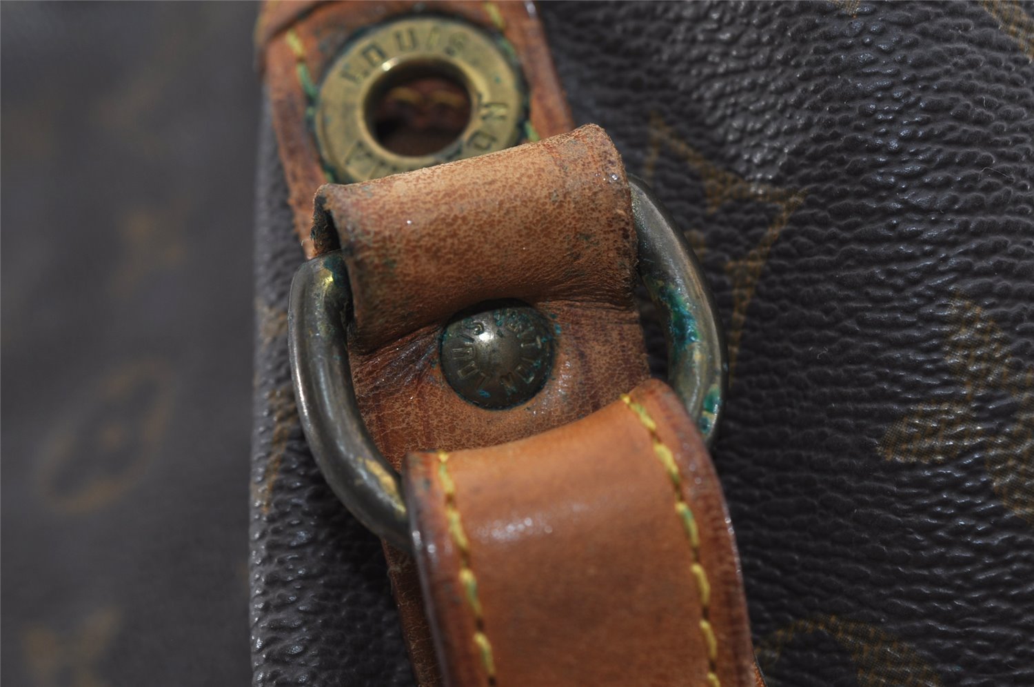 Authentic Louis Vuitton Monogram Petit Noe M42226 Shoulder Drawstring Bag 3135I