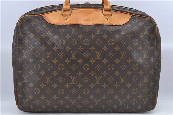 Authentic Louis Vuitton Monogram Alize 24 Heures Boston Bag M41399 LV 3136B