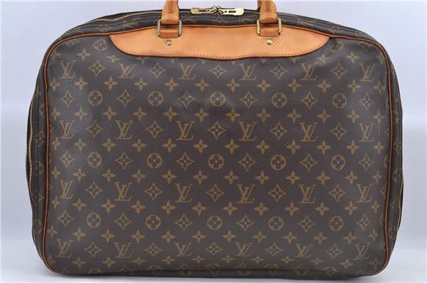 Authentic Louis Vuitton Monogram Alize 24 Heures Boston Bag M41399 LV 3136B