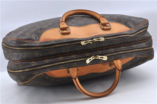 Authentic Louis Vuitton Monogram Alize 24 Heures Boston Bag M41399 LV 3136B