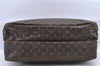 Authentic Louis Vuitton Monogram Alize 24 Heures Boston Bag M41399 LV 3136B