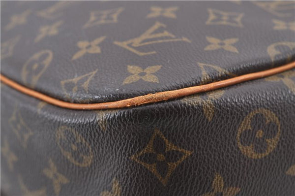 Authentic Louis Vuitton Monogram Alize 24 Heures Boston Bag M41399 LV 3136B