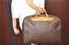 Authentic Louis Vuitton Monogram Alize 24 Heures Boston Bag M41399 LV 3136B