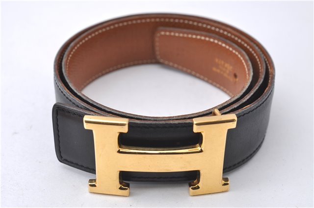 Auth HERMES Constance Ladies Leather Belt Size 68cm 26.8