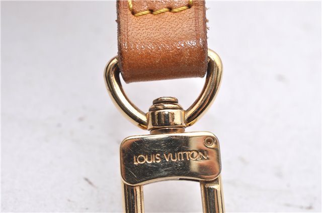 Authentic Louis Vuitton Leather Shoulder Strap Beige 39.4