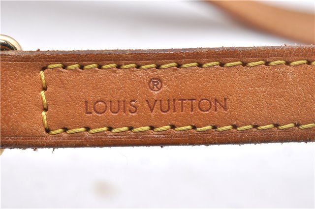 Authentic Louis Vuitton Leather Shoulder Strap Beige 39.4