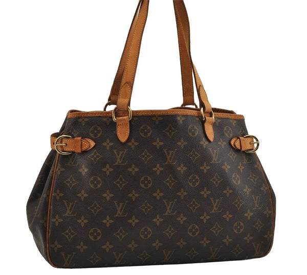 Authentic Louis Vuitton Monogram Batignolles Horizontal Tote Bag M51154 LV 3137I