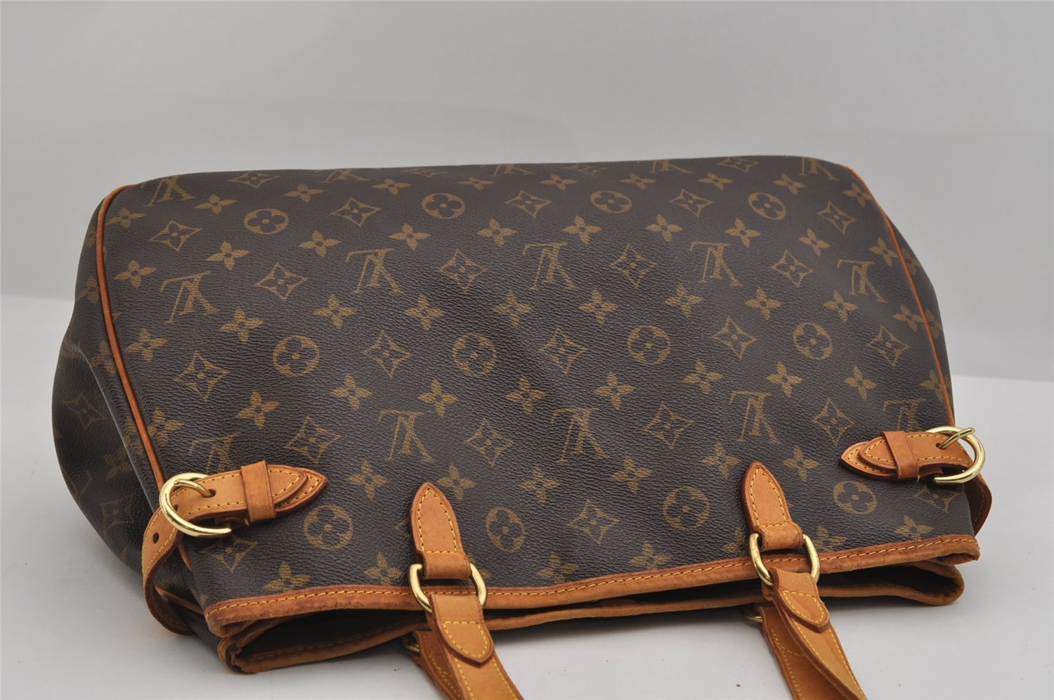 Authentic Louis Vuitton Monogram Batignolles Horizontal Tote Bag M51154 LV 3137I