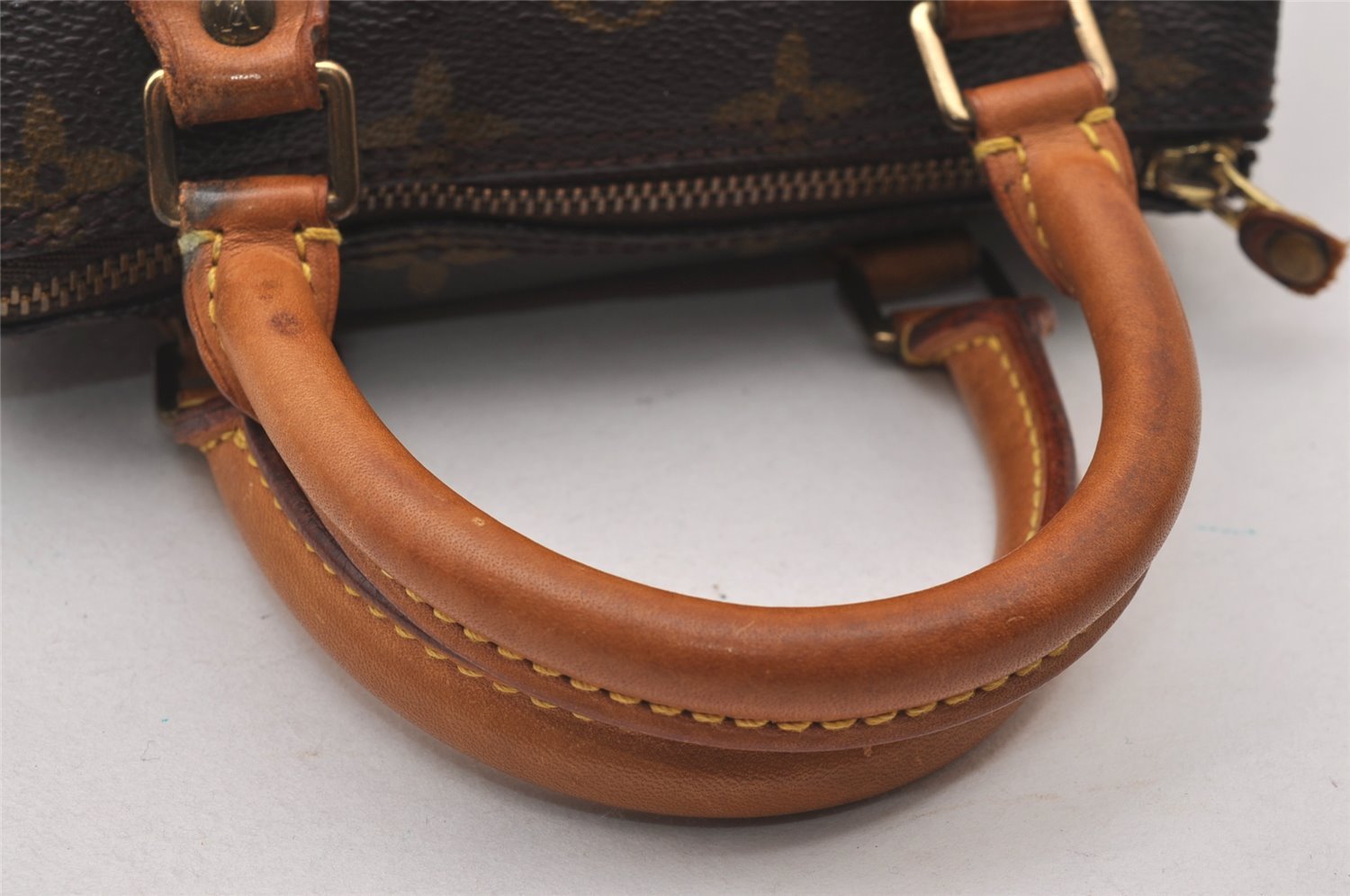 Authentic Louis Vuitton Monogram Mini Speedy Hand Bag Purse M41534 LV 3138I