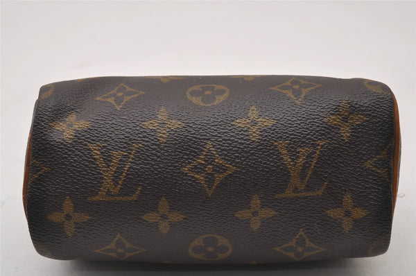 Authentic Louis Vuitton Monogram Mini Speedy Hand Bag Purse M41534 LV 3138I