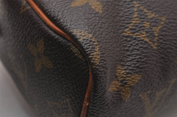 Authentic Louis Vuitton Monogram Mini Speedy Hand Bag Purse M41534 LV 3138I