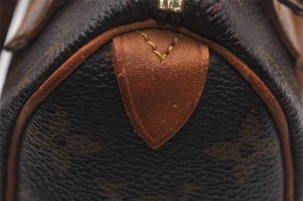 Authentic Louis Vuitton Monogram Mini Speedy Hand Bag Purse M41534 LV 3138I