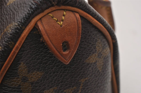 Authentic Louis Vuitton Monogram Mini Speedy Hand Bag Purse M41534 LV 3138I