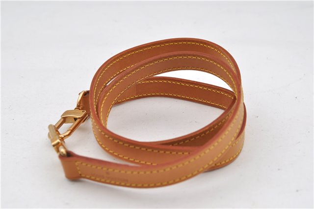 Authentic Louis Vuitton Leather Shoulder Strap Beige 39