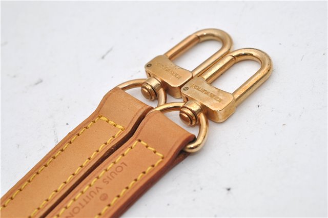 Authentic Louis Vuitton Leather Shoulder Strap Beige 39