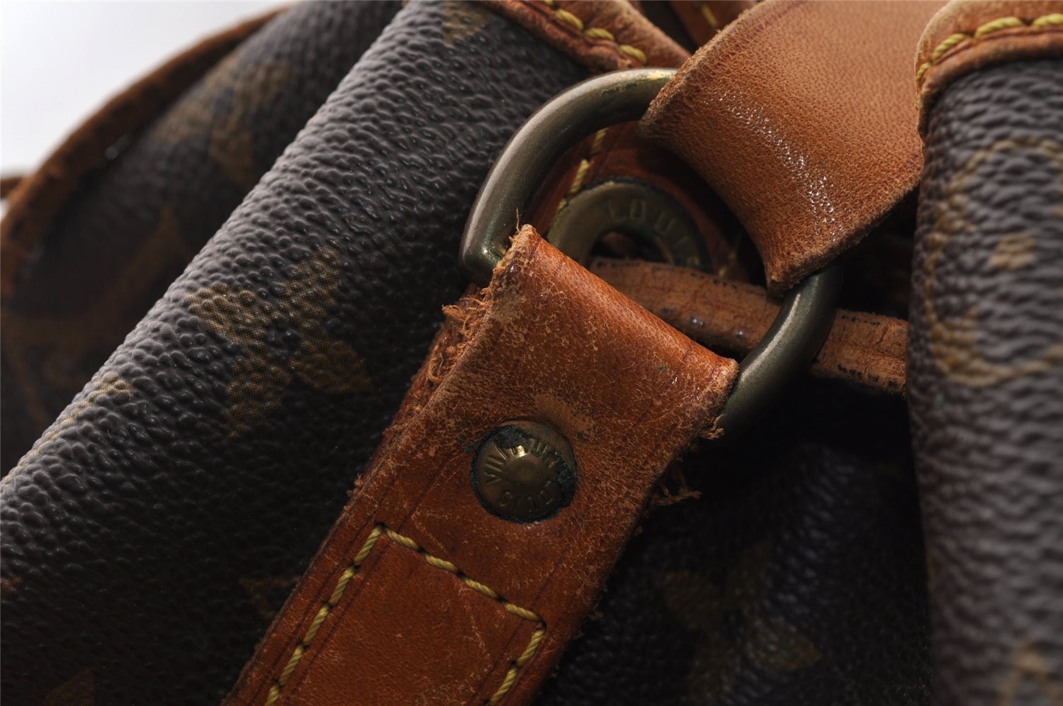 Authentic Louis Vuitton Monogram Noe Shoulder Drawstring Bag M42224 LV 3139I