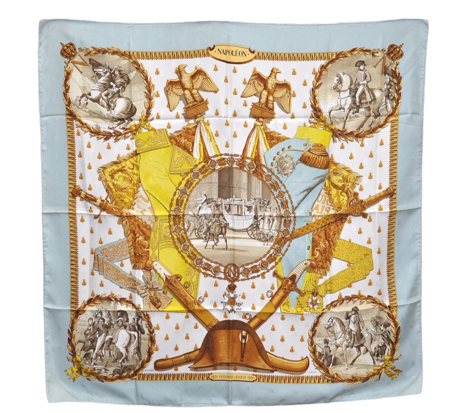 Authentic HERMES Carre 90 Scarf 