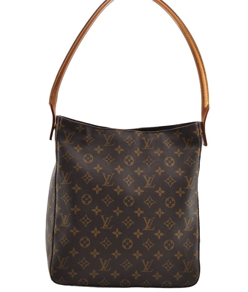 Authentic Louis Vuitton Monogram Looping GM Shoulder Bag M51145 LV 3140I