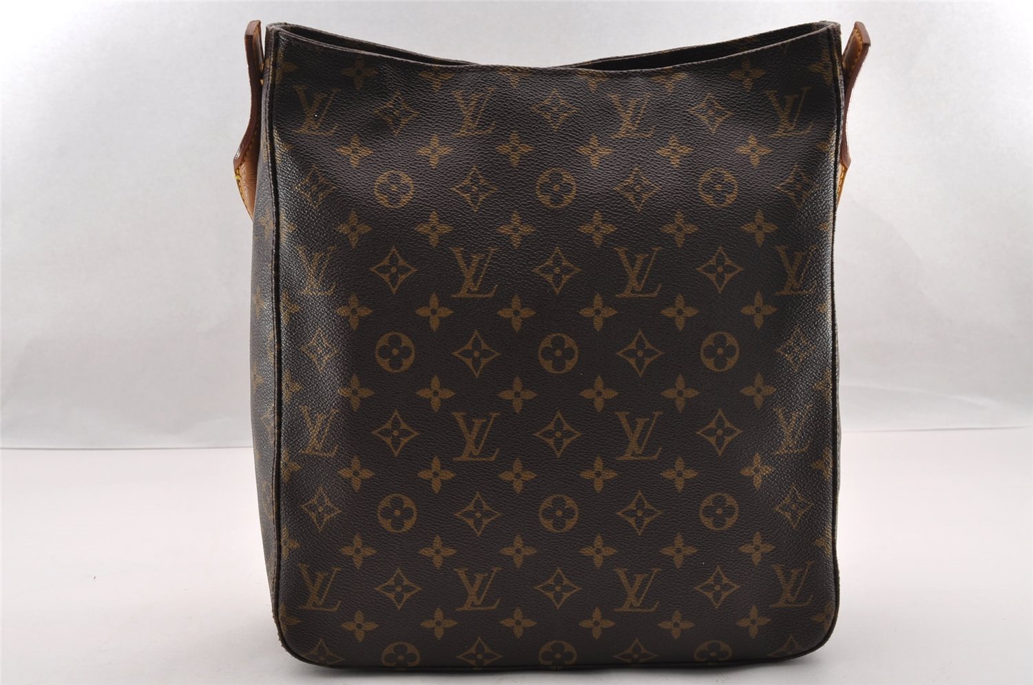 Authentic Louis Vuitton Monogram Looping GM Shoulder Bag M51145 LV 3140I