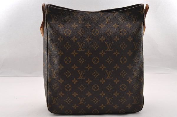 Authentic Louis Vuitton Monogram Looping GM Shoulder Bag M51145 LV 3140I