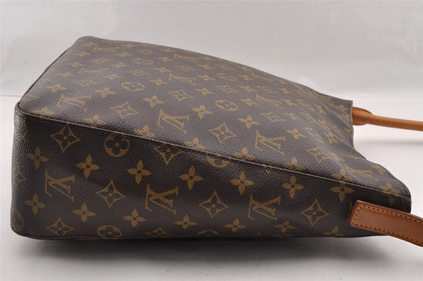 Authentic Louis Vuitton Monogram Looping GM Shoulder Bag M51145 LV 3140I